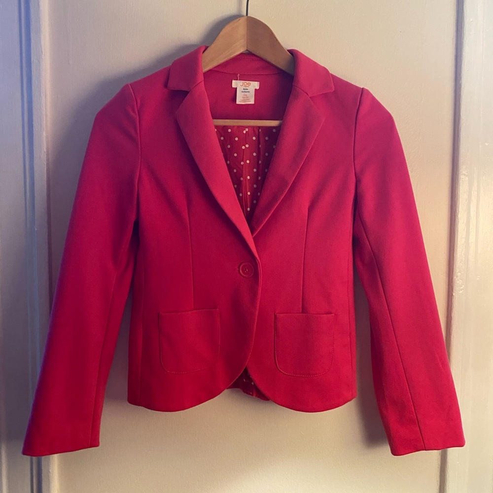 Girls hot pink blazer